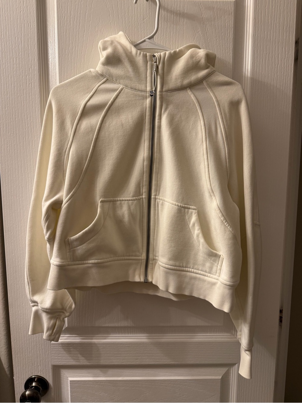 lululemon athletica Cream Full-Zip Hoodie Jacket